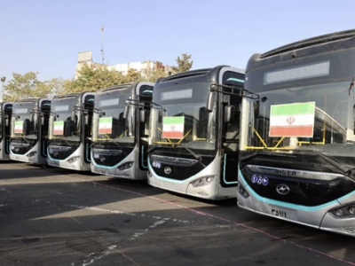 ۲۰۱ دستگاه اتوبوس برقی امروز وارد تهران‌ شد