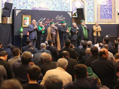 مراسم دومین سالگرد حضرت آیت‌الله سید احمد نجفی با حضور گسترده عاشقان اهل‌بیت برگزار شد