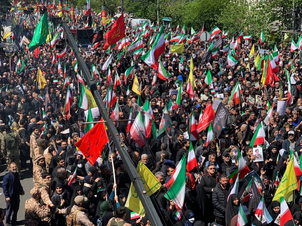 اربعین رهبر شهید در خیابانهای تهران