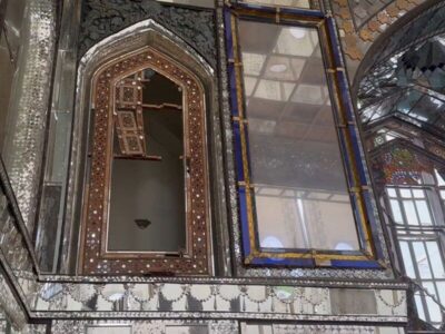 کاخ گلستان نگینی که در انفجار ترک خورد