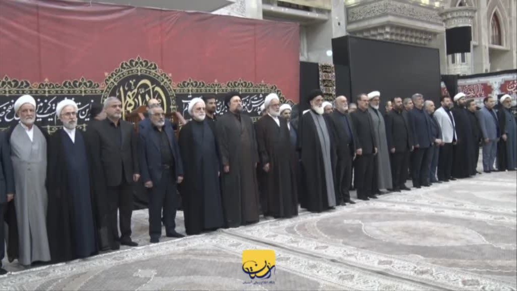تجدید میثاق رئیس و مسئولان عالی قضایی با آرمانهای بنیانگذار جمهوری اسلامی ایران با حضور یادگار امام